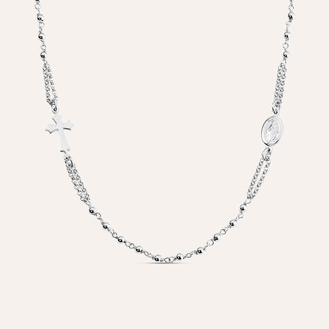 Collana Rosario Silver Soul Argento Rodiato - Collane Rosario Donna | Stroili