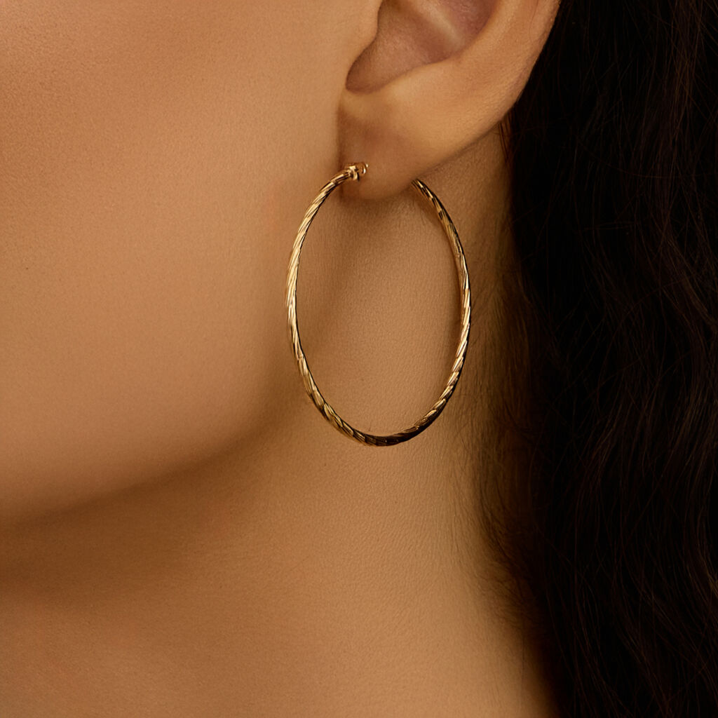 Orecchini A Cerchio Golden Dream Placcato Oro Giallo