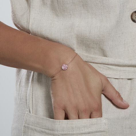 Bracciale Silver Rainbow Argento Rosa Cubic Zirconia - Bracciali Amicizia Donna | Stroili