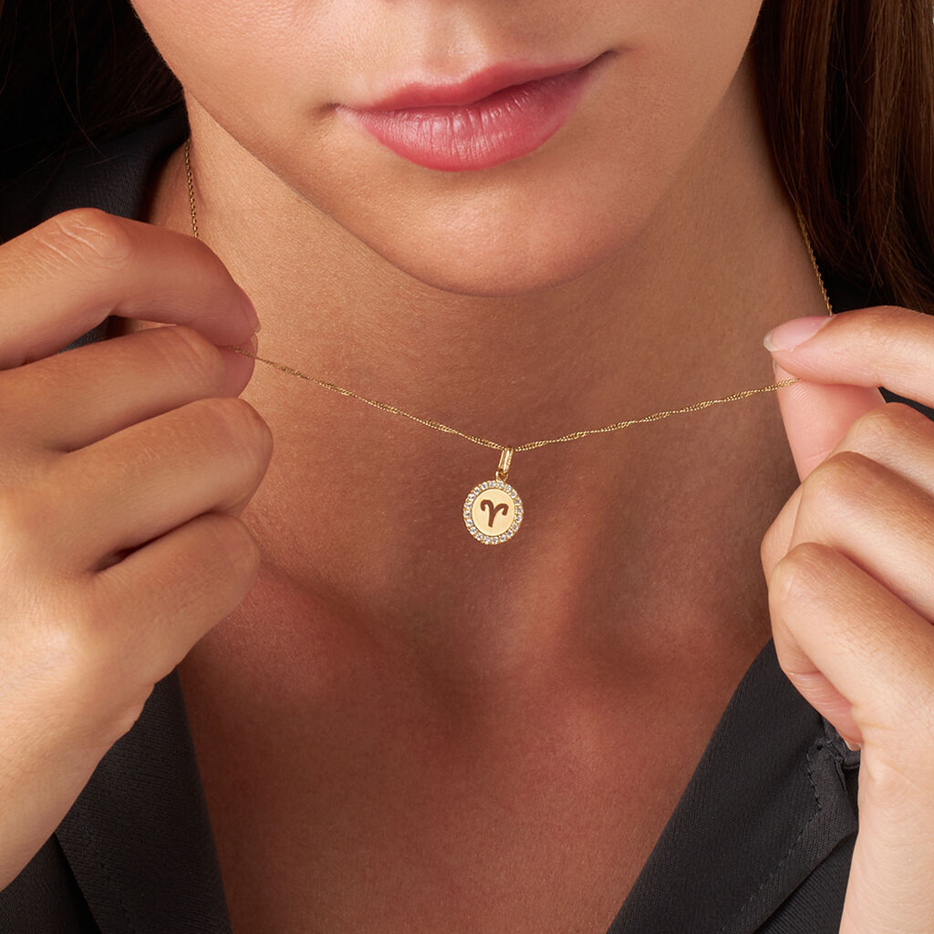 Pendente Poème Oro Giallo Cubic Zirconia - Ciondoli Donna | Stroili