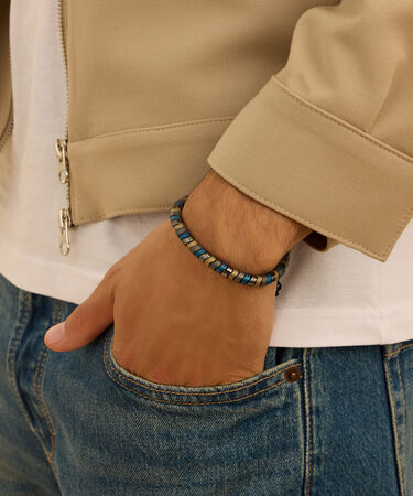 Bracciale Man Code Acciaio Nero
