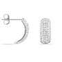Orecchini Lobo Silver Shine Argento Rodiato Cubic Zirconia