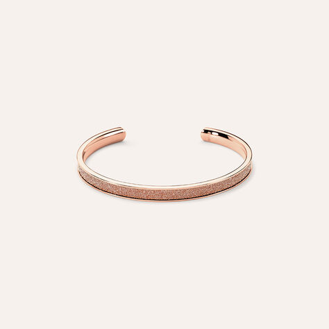 Bangle Lady Shine Acciaio Rosa - Bracciali Rigidi Donna | Stroili