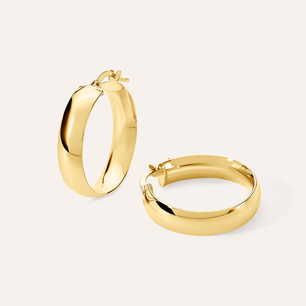 Orecchini A Cerchio Toujours Oro Giallo