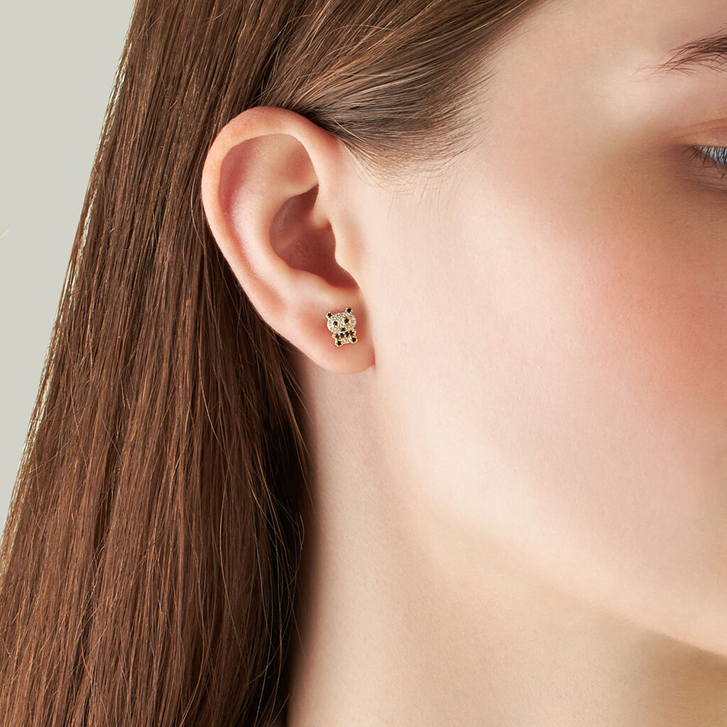 Orecchini Lobo Bon Ton Oro Giallo Cubic Zirconia - Orecchini a Lobo Donna | Stroili