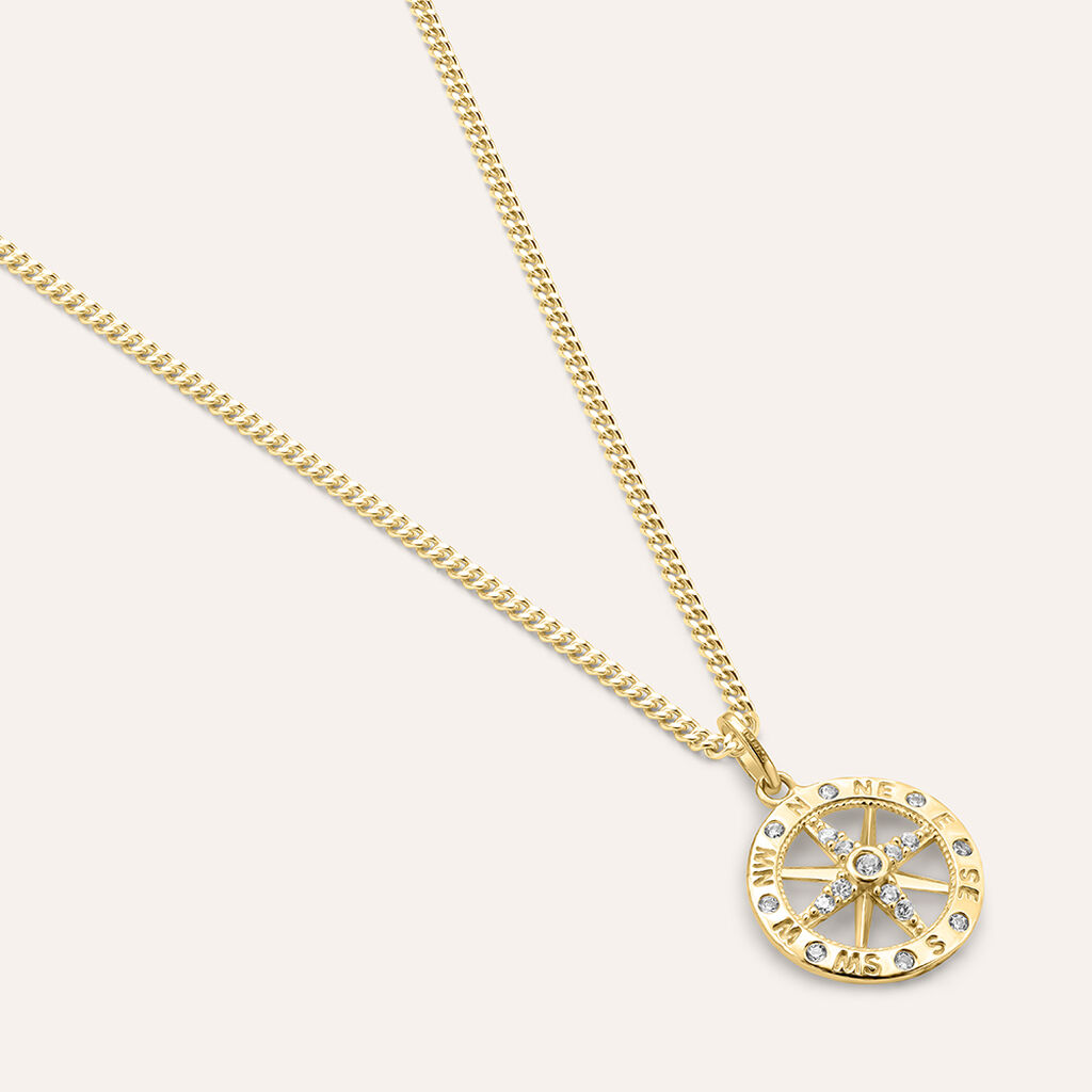 Pendente Poème Oro Giallo Cubic Zirconia - Ciondoli Donna | Stroili