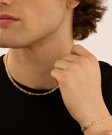 Catena L'homme Or Oro Bicolore