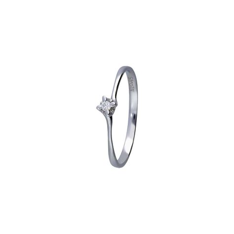 Solitario valentino Diamazing in oro bianco e diamanti 0.03 ct - Anelli Donna | Stroili