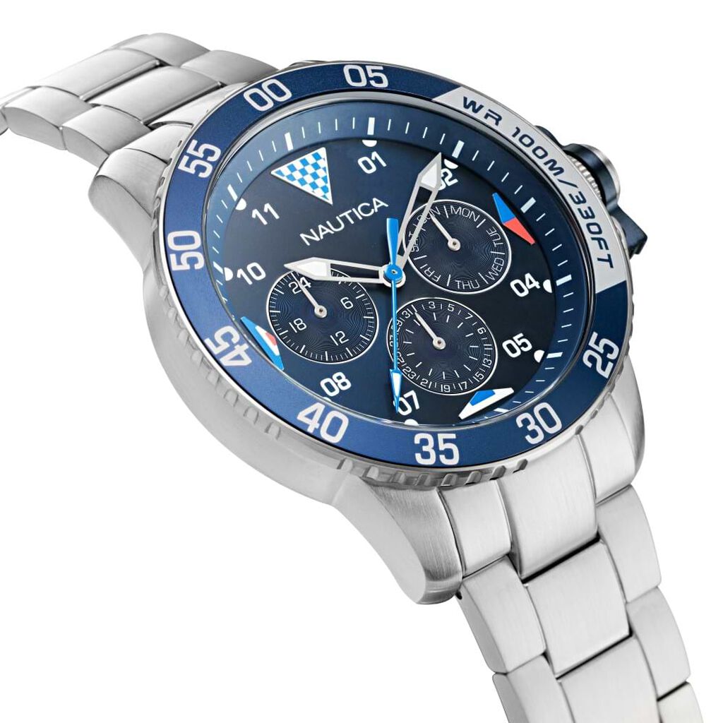Orologio Al Quarzo Nautica Bay Ho Napbhs014 - Orologi con Datario Uomo | Stroili