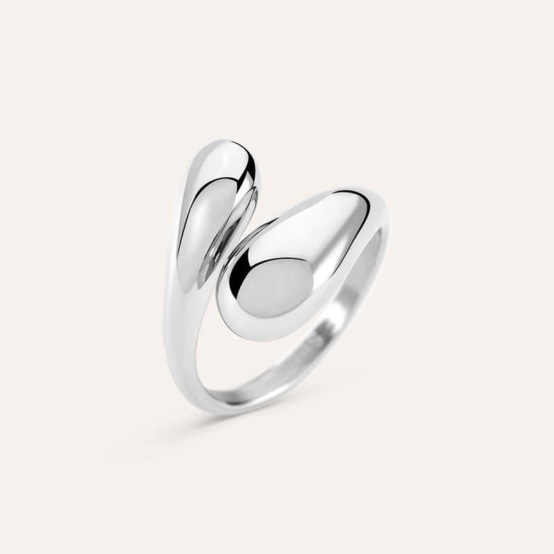 Anello Contrarie Moonlight Acciaio - Anelli Donna | Stroili