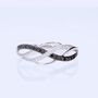 Anello Fascia Sophia Oro Bianco Diamante