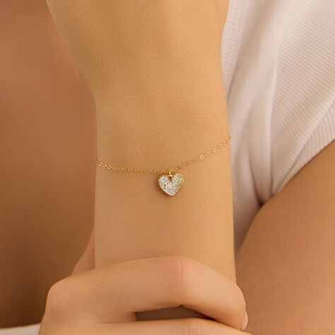 Bracciale Christelle Oro Giallo Cristallo - Bracciali Love Donna | Stroili