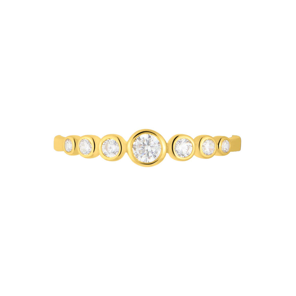 Anello Riviere Claire Oro Giallo Cubic Zirconia - Anelli Riviere Donna | Stroili