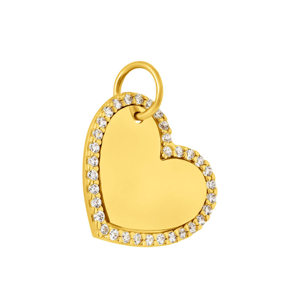 Pendente Poème Oro Giallo Cubic Zirconia - Ciondoli con Incisione Donna | Stroili