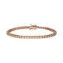 Bracciale Tennis Silver Rainbow Argento Rosa Cubic Zirconia
