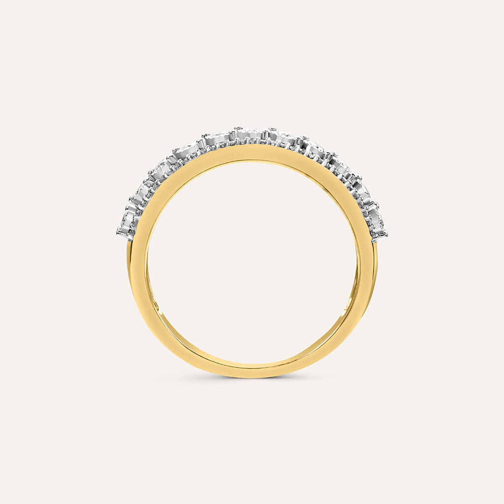 Anello Fascia Sophia Oro Giallo Diamante - Anelli con Pietre Donna | Stroili