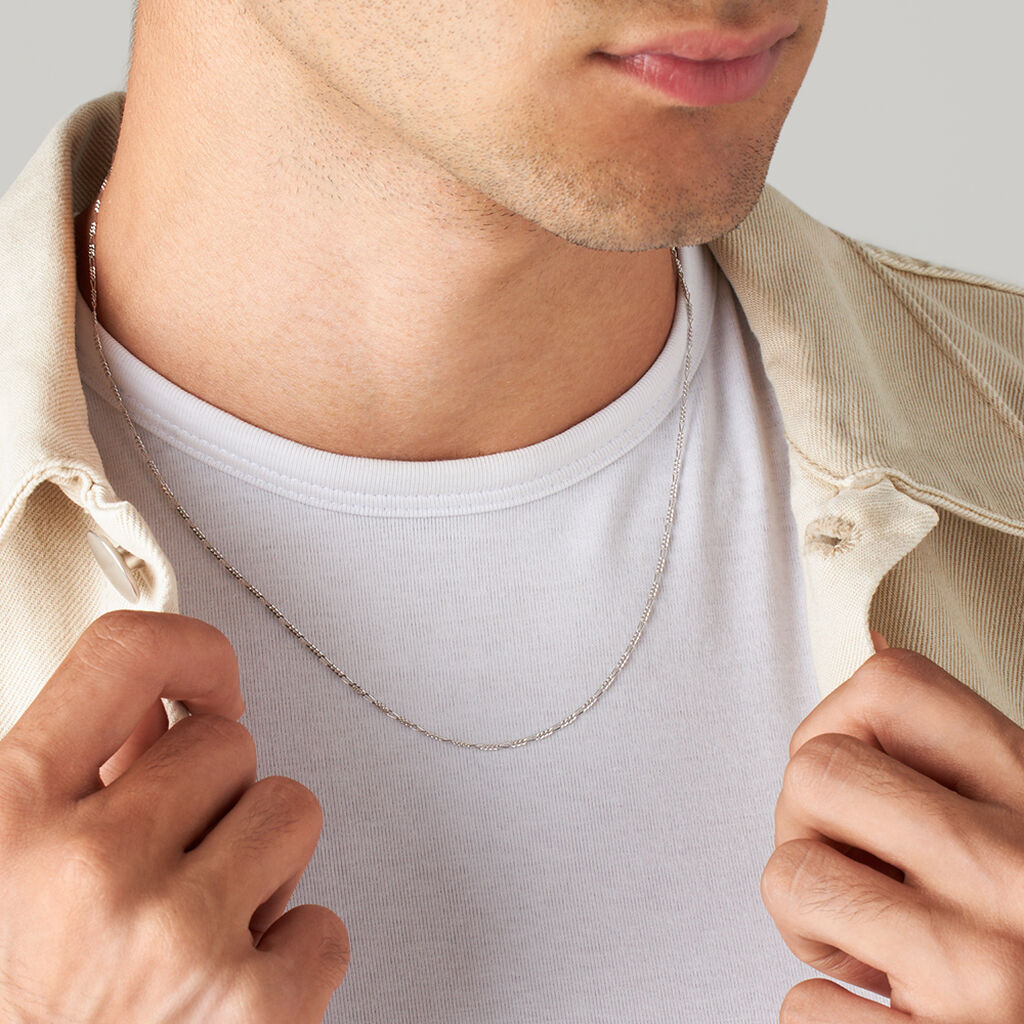 Catena Gentleman Argento Rodiato - Collane Catena Uomo | Stroili