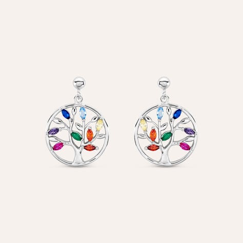 Orecchini Pendenti Silver Moments Argento Rodiato Cubic Zirconia - Orecchini Pendenti Donna | Stroili