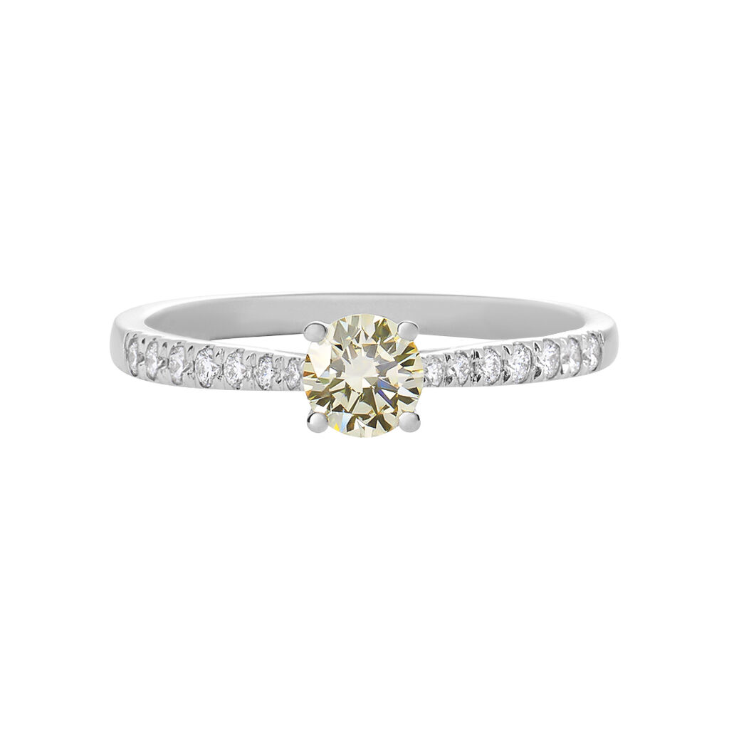 Anello Solitario Diamade Oro Bianco Diamante Lab-Grown - Anelli con Pietre Donna | Stroili