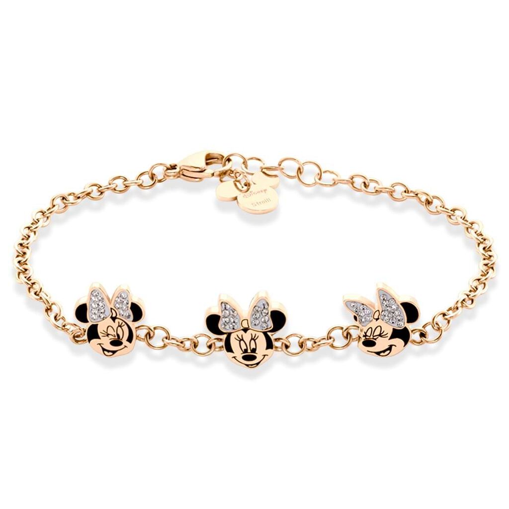 Bracciale Mickey Mouse & Friends Acciaio Cristallo - Bracciali Donna | Stroili