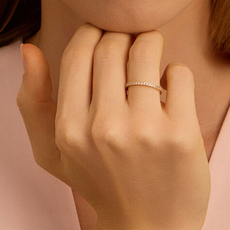 Anello Eternity Claire Oro Giallo Cubic Zirconia - Anelli Eternity Donna | Stroili