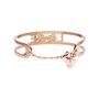 Bangle Lady Message Acciaio Rosato Disney e Cristalli
