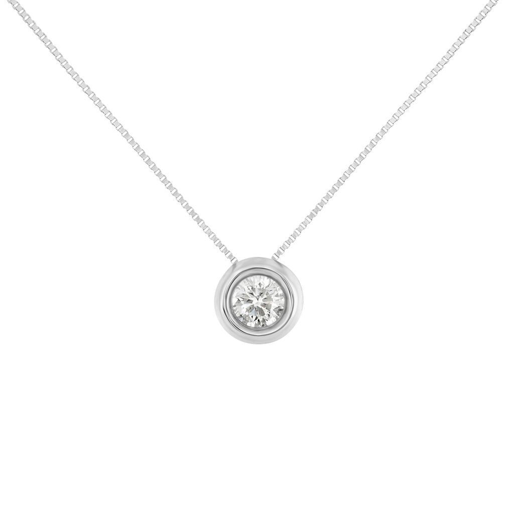 Collana Punto Luce Firmamenti Oro Bianco Diamante