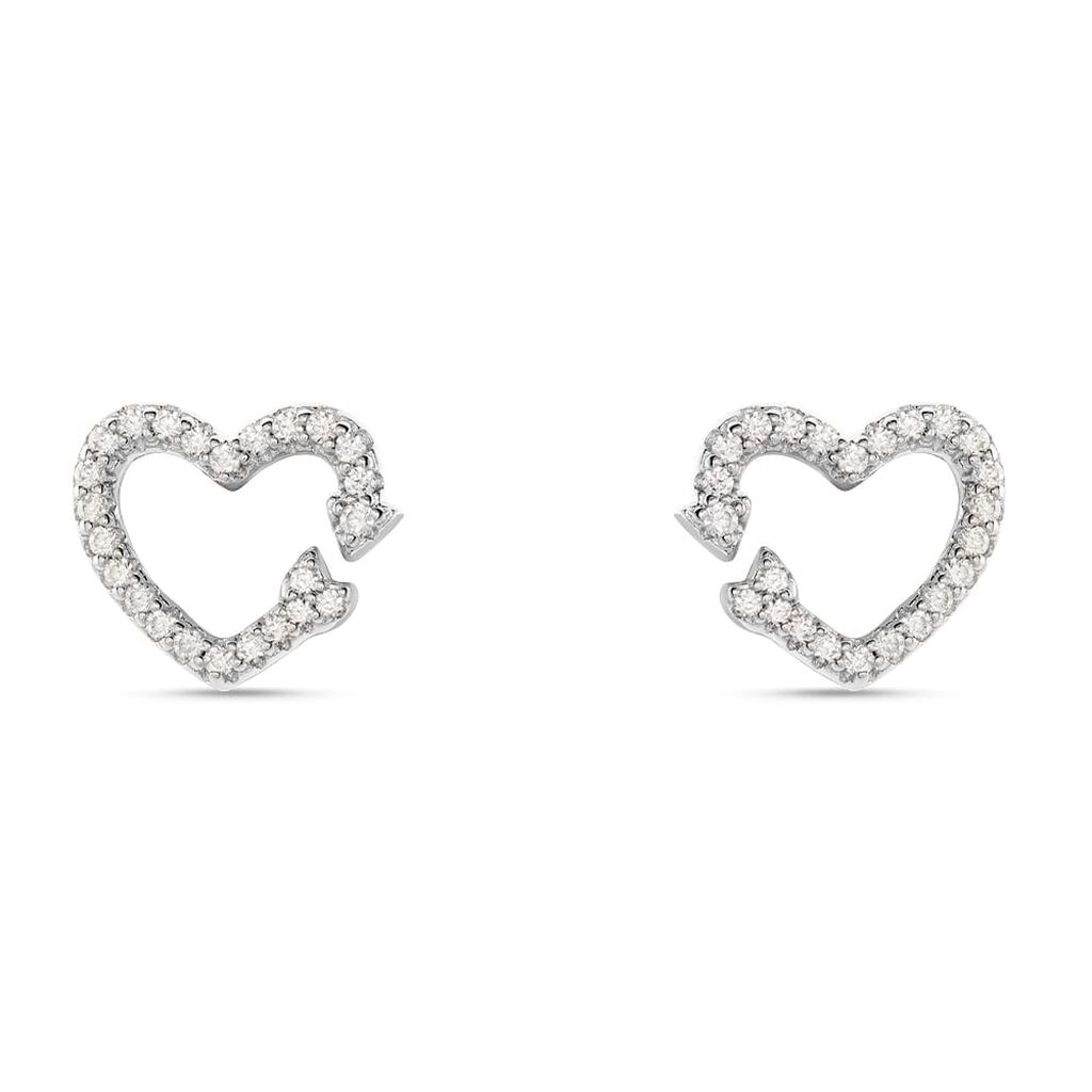 Orecchini Lobo Silver Moments Argento Rodiato Cubic Zirconia - Orecchini a Lobo Donna | Stroili