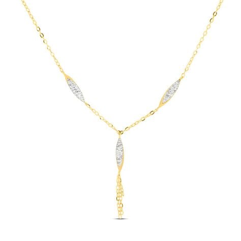 Collana Crystal Gold Oro Giallo Cristallo - Collane Donna | Stroili