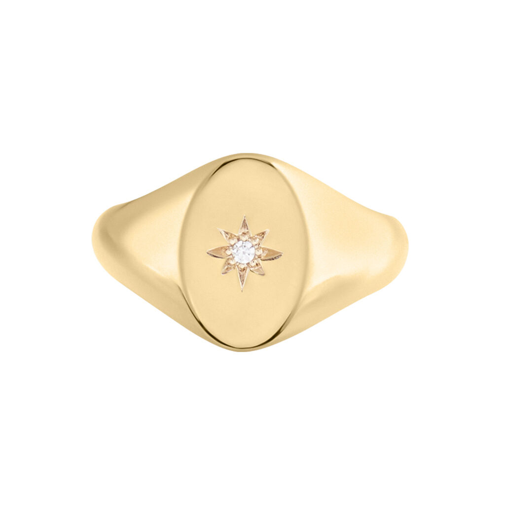 Anello Golden Dream Placcato Oro Giallo Cubic Zirconia - Anelli con Pietre Donna | Stroili