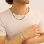 Catenina Gentleman Argento Rodiato