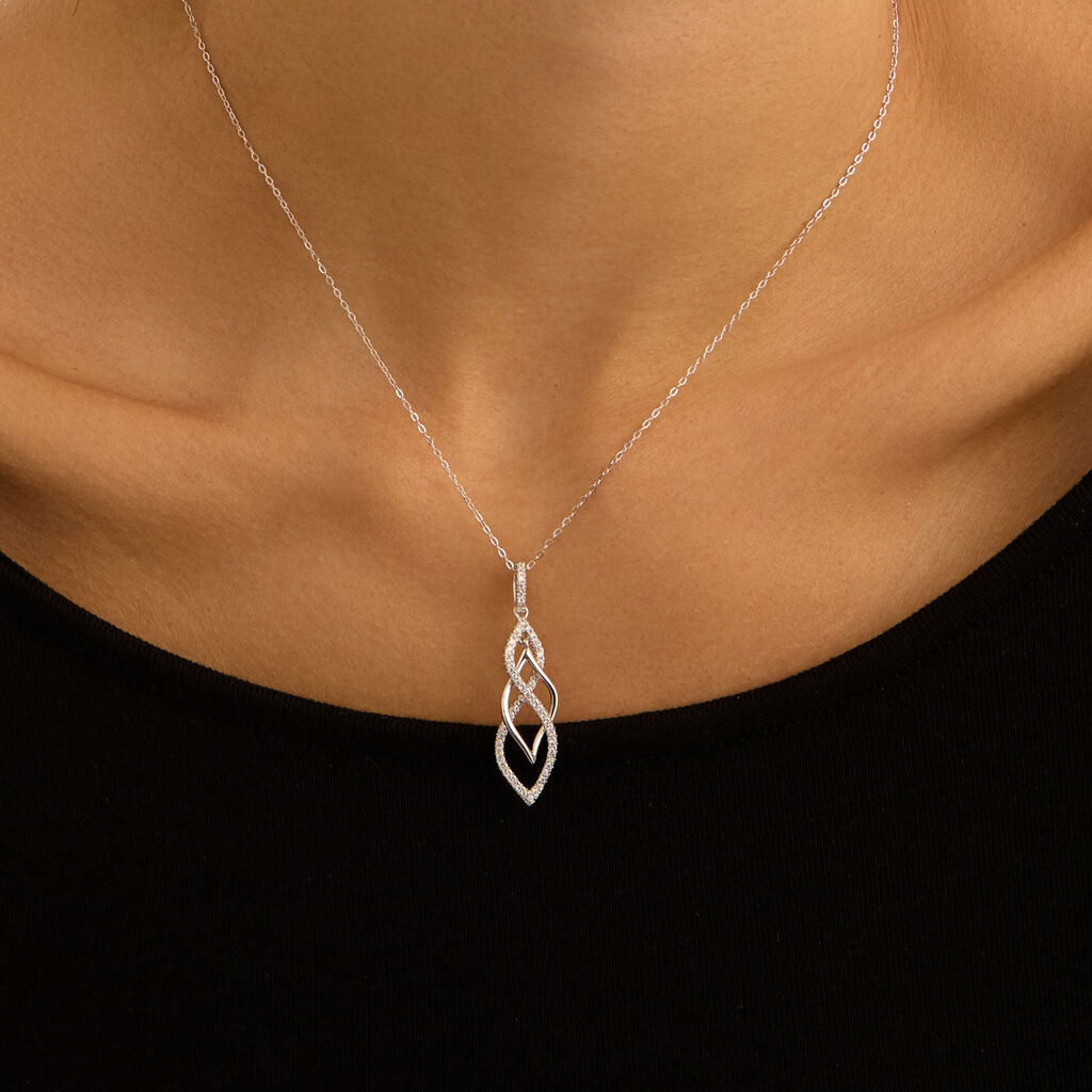 Collana Silver Shine Argento Rodiato Cubic Zirconia - Collane Donna | Stroili