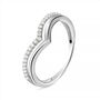 Anello Fantasia Sophia Oro Bianco Diamante
