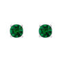 Orecchini Lobo Punto Luce Silver Rainbow Argento Rodiato Cubic Zirconia