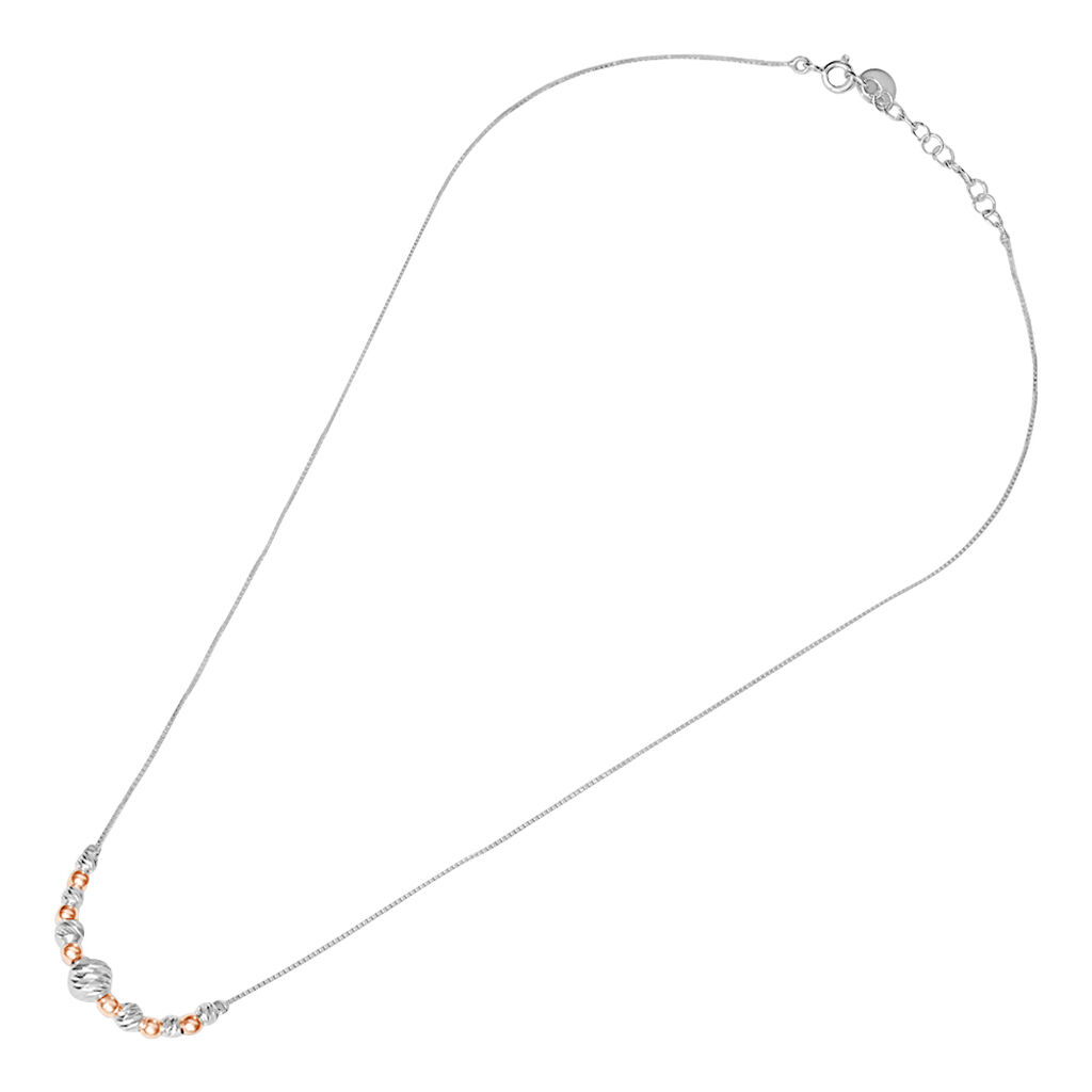 Collana Silver Collection Argento Bicolore Bianco / Rosa - Collane Donna | Stroili