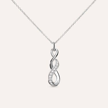Collana Silver Shine Argento Rodiato Cubic Zirconia