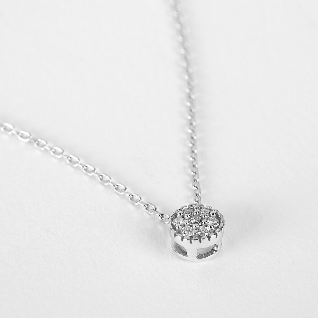 Collana Sophia Oro Bianco Diamante - Collane Donna | Stroili