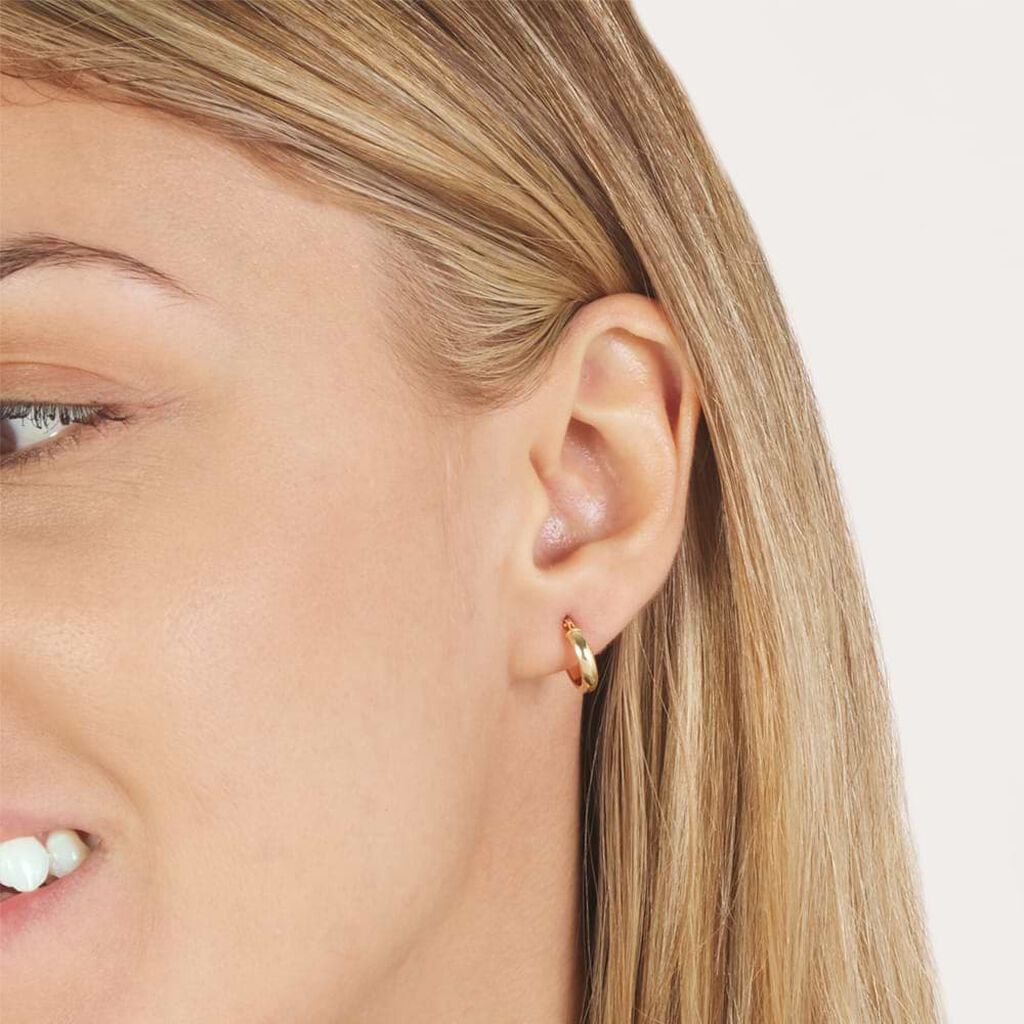 Orecchini A Cerchio Gold Essence Oro Giallo - Orecchini a Cerchio Donna | Stroili