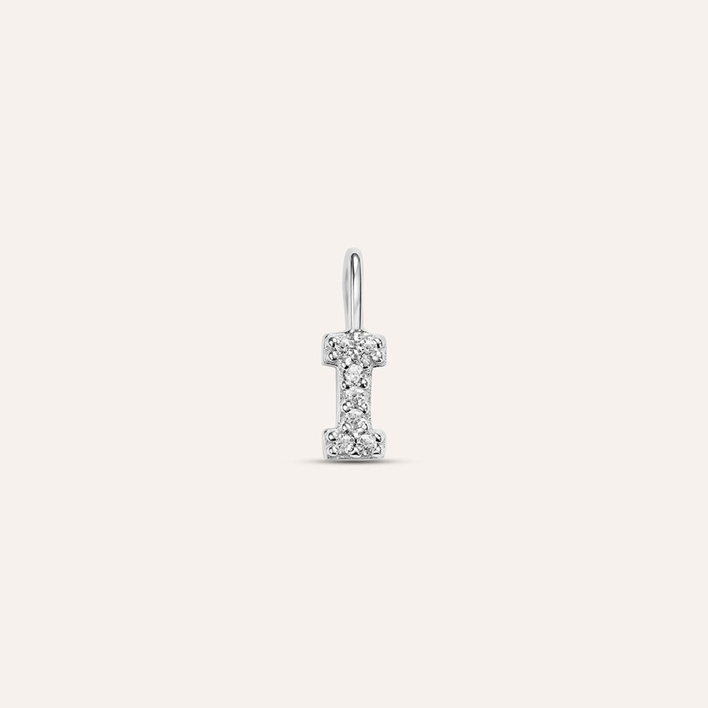 Pendente Love Beats Argento Rodiato Cubic Zirconia
