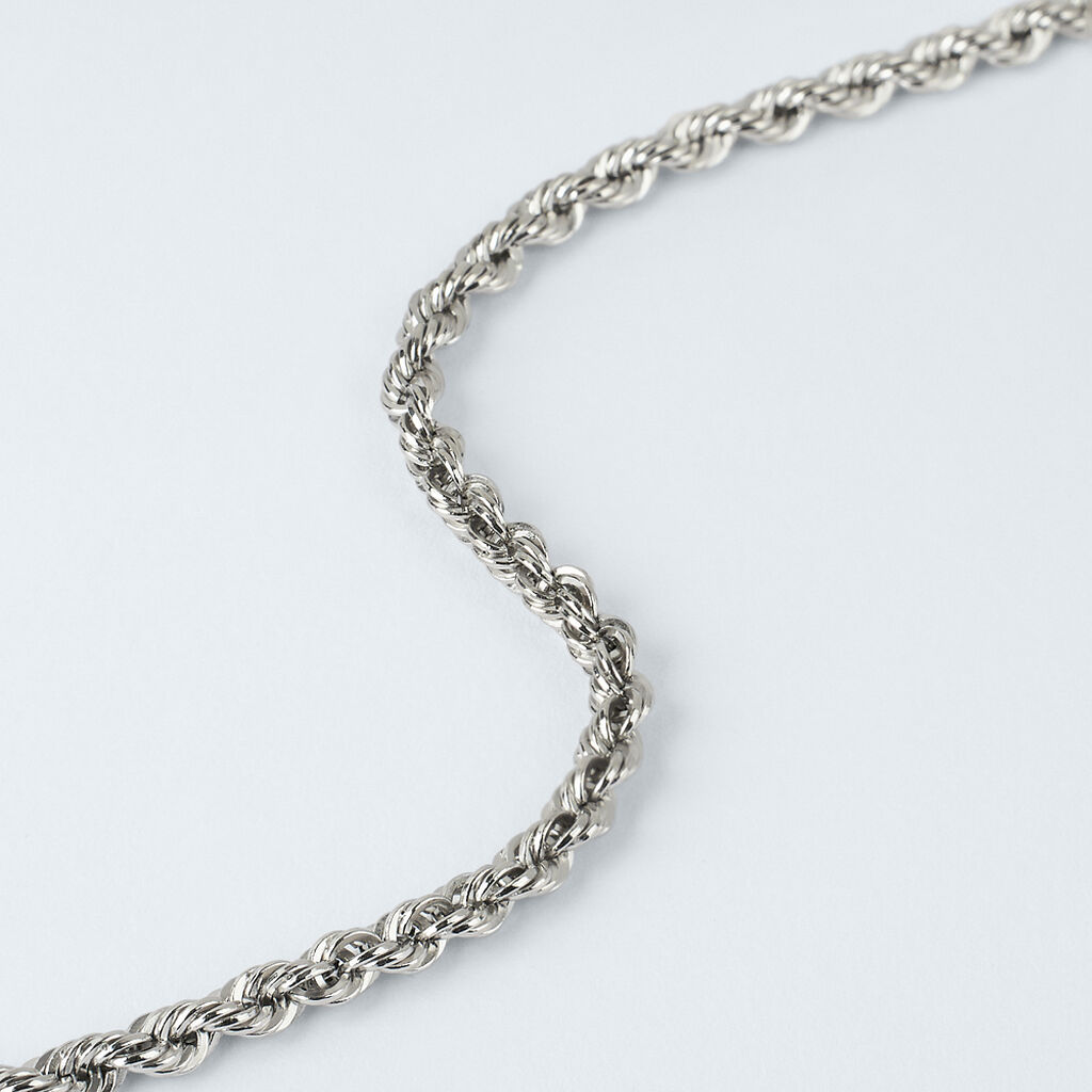 Bracciale Catena Colette Oro Bianco - Bracciali Donna | Stroili