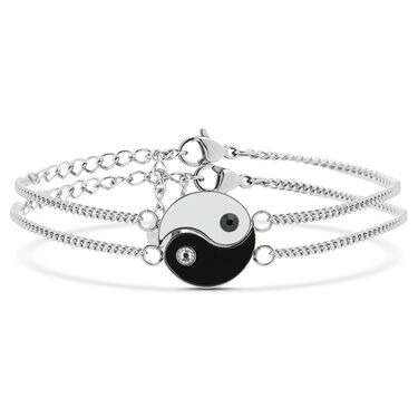 Bracciale Man Code Acciaio Cristallo