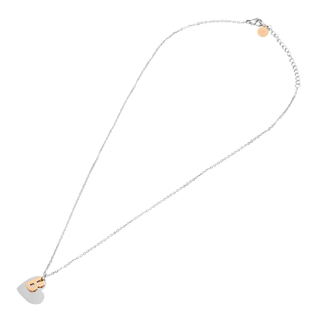 Collana Lady Chic Acciaio Bicolore Bianco / Rosa - Collane Donna | Stroili