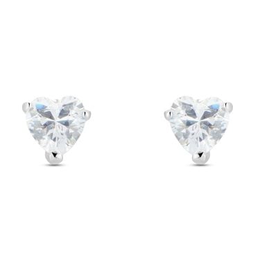 Orecchini Lobo Punto Luce Claire Oro Bianco Cubic Zirconia