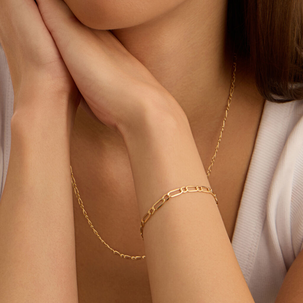 Bracciale Catena Colette Oro Giallo - Bracciali Unisex | Stroili