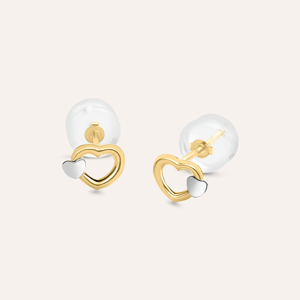 Orecchini Lobo Bon Ton Oro Bicolore - Orecchini a Lobo Donna | Stroili