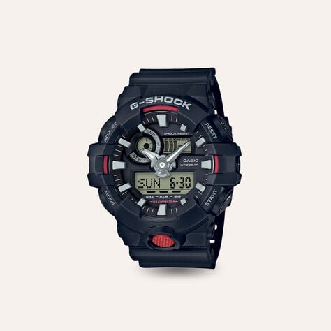 Orologio Cronografo Uomo Casio G-Shock quadrante nero GA-700-1AER-RE21 - Orologi Sportivi Uomo | Stroili
