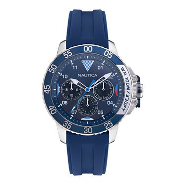 Orologio Multifunzione Uomo Nautica Bay Ho quadrante Blu NAPBHS009