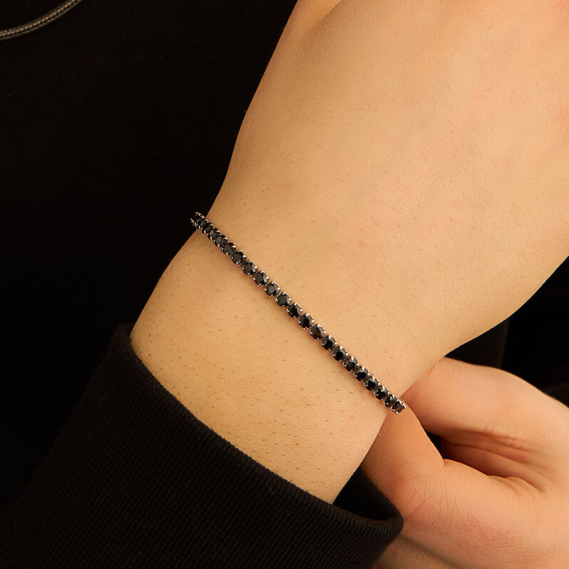 Bracciale Man Code Acciaio Cristallo - Bracciali Uomo | Stroili