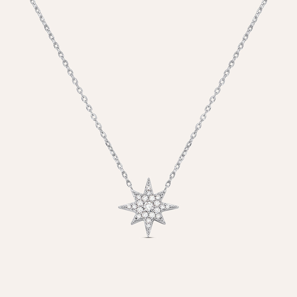 Collana Silver Moments Argento Rodiato Cubic Zirconia