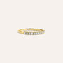 Anello Semi-eternity Diamade Glam Oro Giallo Diamante Lab-Grown